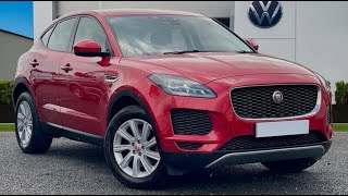 Used Jaguar E-PACE 2.0 D180 S Auto in Red - GH18HZX - Wrexham Volkswagen