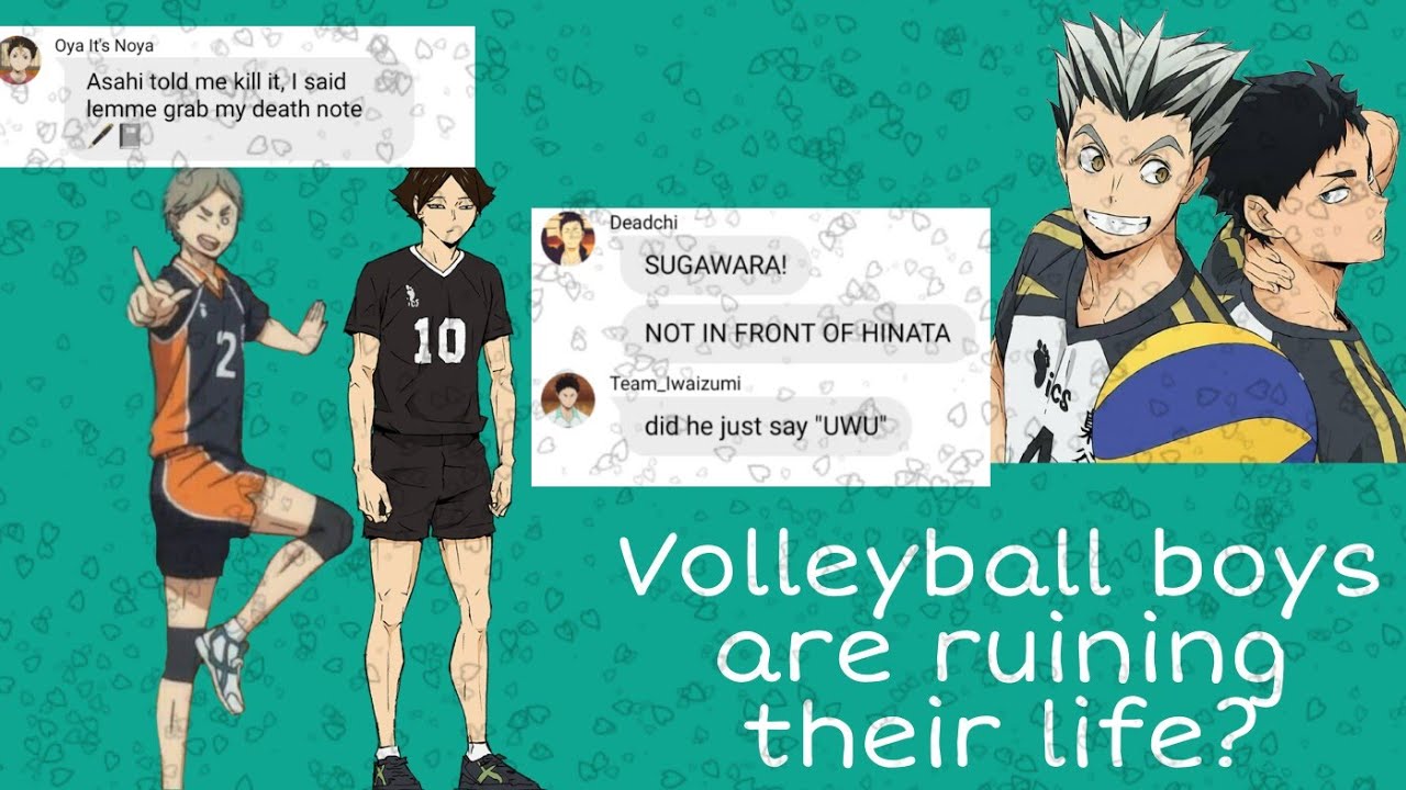 Volleyball boys are ruining their lives? | A Haikyuu Lyric Prank