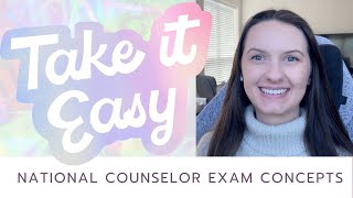 EASY NCE Concepts | National Counselor Exam Study Vlog for Beginners | NCE Study Review