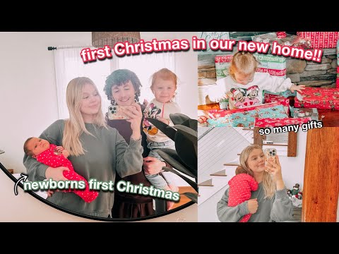 Our First Christmas In Our Home With a Toddler and Newborn! | Christmas 2023