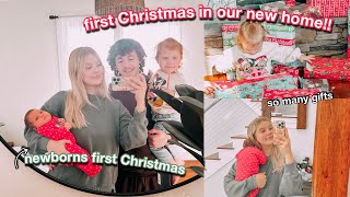 Our First Christmas In Our Home With a Toddler and Newborn! | Christmas 2023