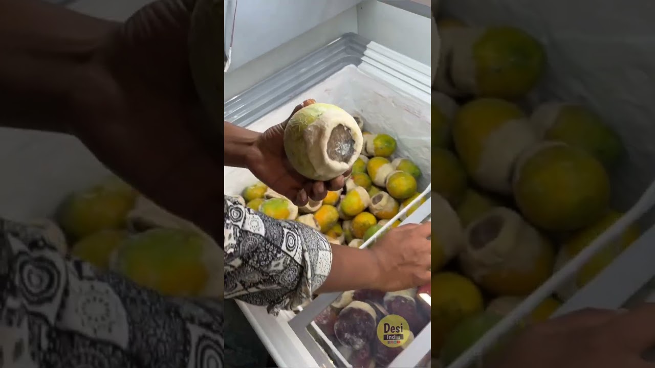 Real Fruit Wali Stuffed Icecream || Icecream Served In Fruit Shell