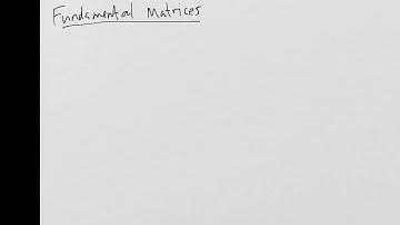 Fundamental Matrices