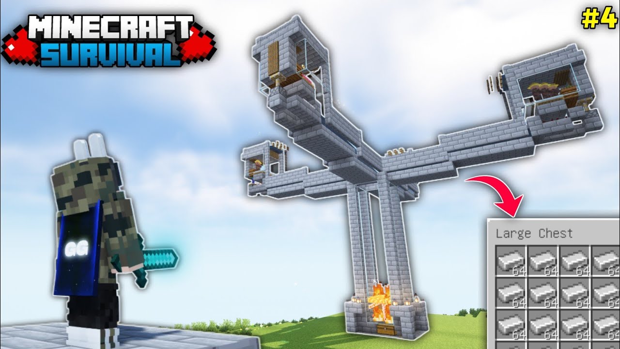 I built a MEGA IRON FARM in Minecraft 🔥 | Minecraft | Survival Series ...