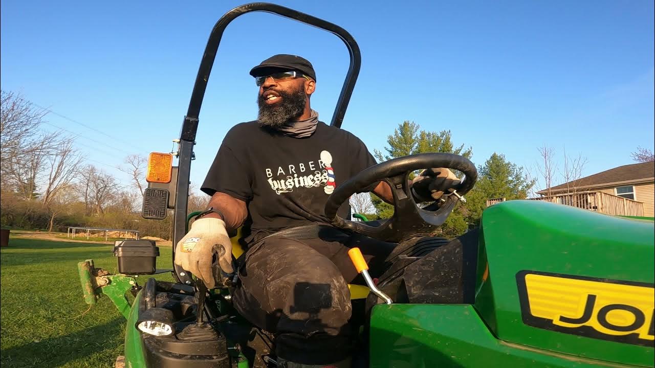 Penny Clearing Trails Stump Removal, John Deere 1025r, 260B Backhoe
