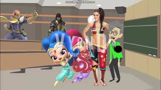 Disowned Shimmer And Shine Brings A Snake To Schoolgrounded