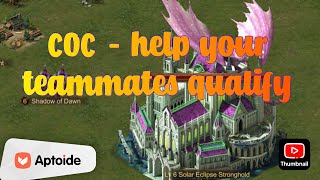 Evony- Help smaller teammates qualify for Clash of Civilizations screenshot 4
