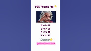 Only Geniuses Solve This Math Riddle in 10s ⏳ | Puzzle Quiz