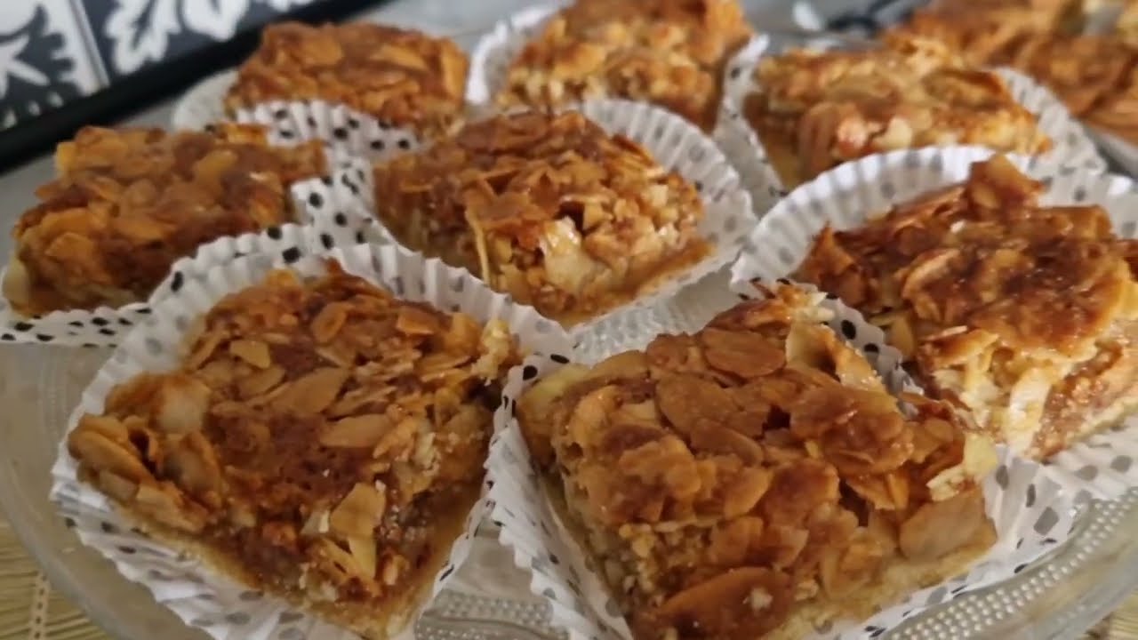 حلوة السنيوة بالمكسرات تواام للعيد و الأفراح 3 طبقات مختلفة روعة المذاق وسهلة وتقطع كمية كبيرة 👌👍