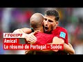 Amical   Le Portugal impressionne contre la Sude Gonalo Ramos buteur