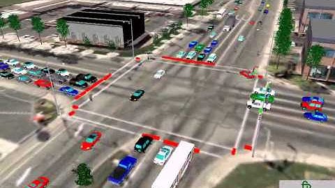 Simulation of Intersection Level of Service C