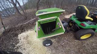 Chipping Wood With Yardbeast 2090 And Condor Parang