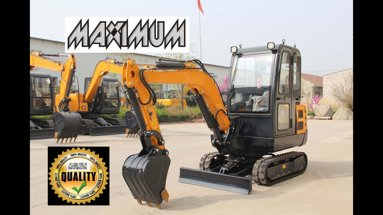 Maximum Bagger mit Vollkabine, Schnellkupplung alle infos www.schuetze-handel.de