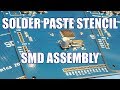 SDG #061 SMD Assembly Using Solder Paste Stencil and Hot Air with PCBs from JLCPCB