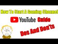 How to start up a successful gaming channel and grow on youtube dos and donts guide