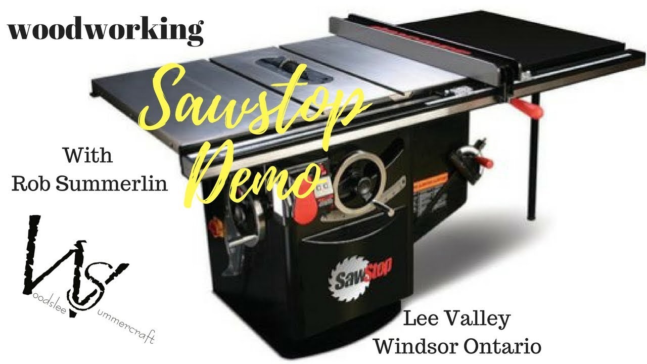 Saw Stop Demo YouTube