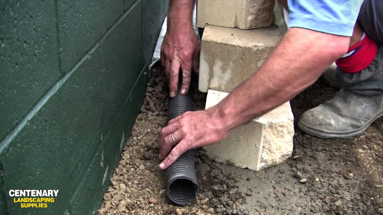 Link Block Walls Drainage & Finishing Part 3 YouTube