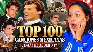 ESTAS son las CANCIONES MÁS IMPORTANTES de MÉXICO | EXTRANJERA REACCIONA