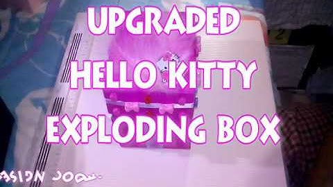 Hello Kitty Exploding Gift Box