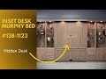 Massive Inset Desk Murphy Bed Style 138-1123