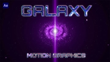Create Galaxy Animation in After Effects  | Motion Graphics #galaxy