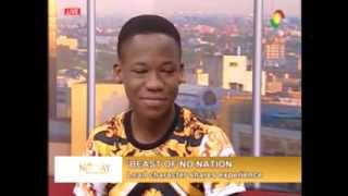 NewsDay - Upclose with lead character in beast of no nation movie  - 27/11/2015