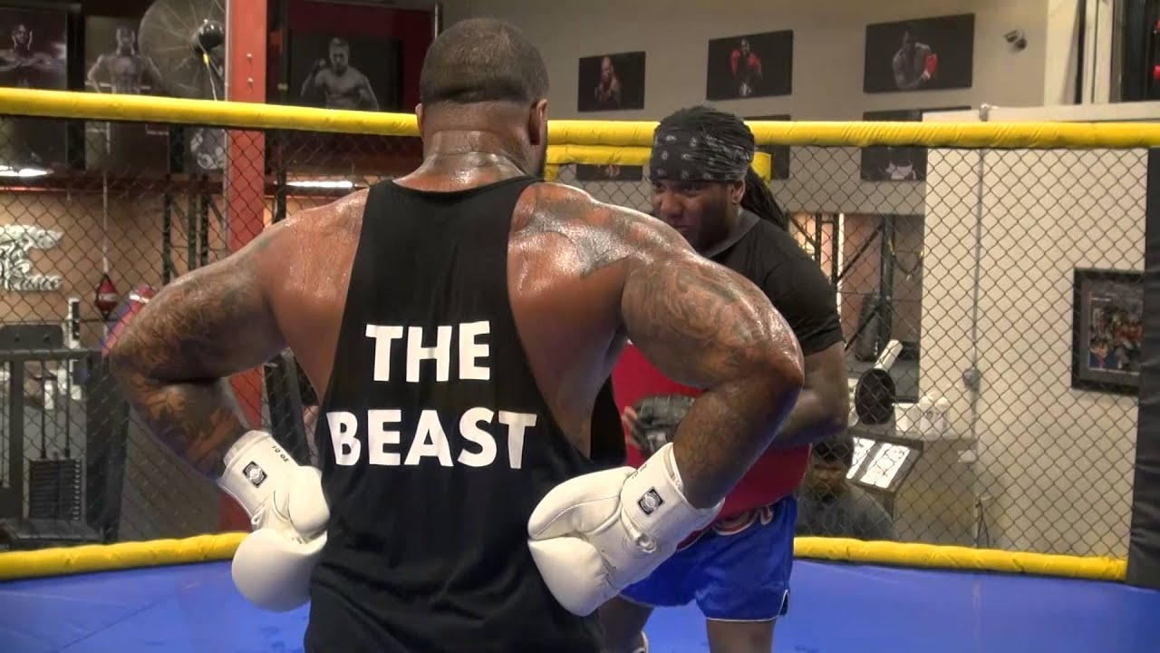 James Wilson padwork training inside Roy Jones Jr. Fight ...