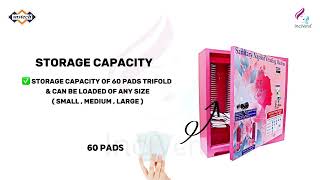 Multi coin acceptor AVND 60AH | Automatic sanitary Napkin Vending Machine incivend india shine tech