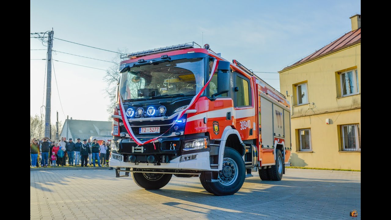 NOWA FABRYCZNIE SCANIA OD WISSu !! | OSP Mniów - Huczne powitanie