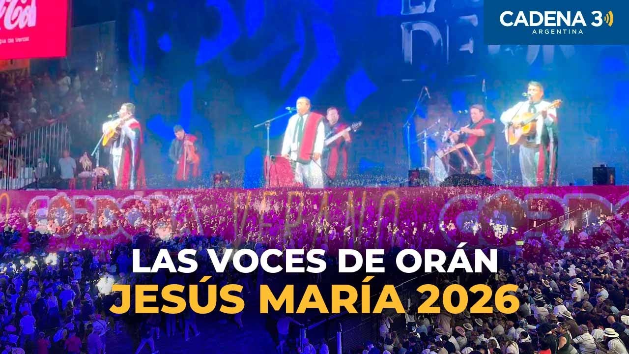 Las Voces de Orán llenaron de emoción Jesús María con folklore bien norteño | Cadena 3 Argentina