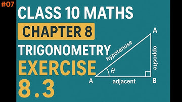 Class 10 Maths | Introduction to Trigonometry | Exercise 8.3 Q1–Q4 | Full Explanation & Solutions