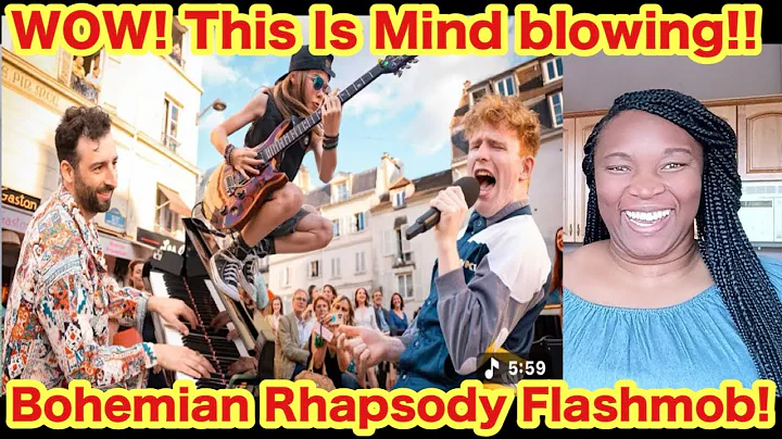 American Reacts to : The most INSANE Bohemian Rhapsody Flashmob you will ever see!! **Amazing**