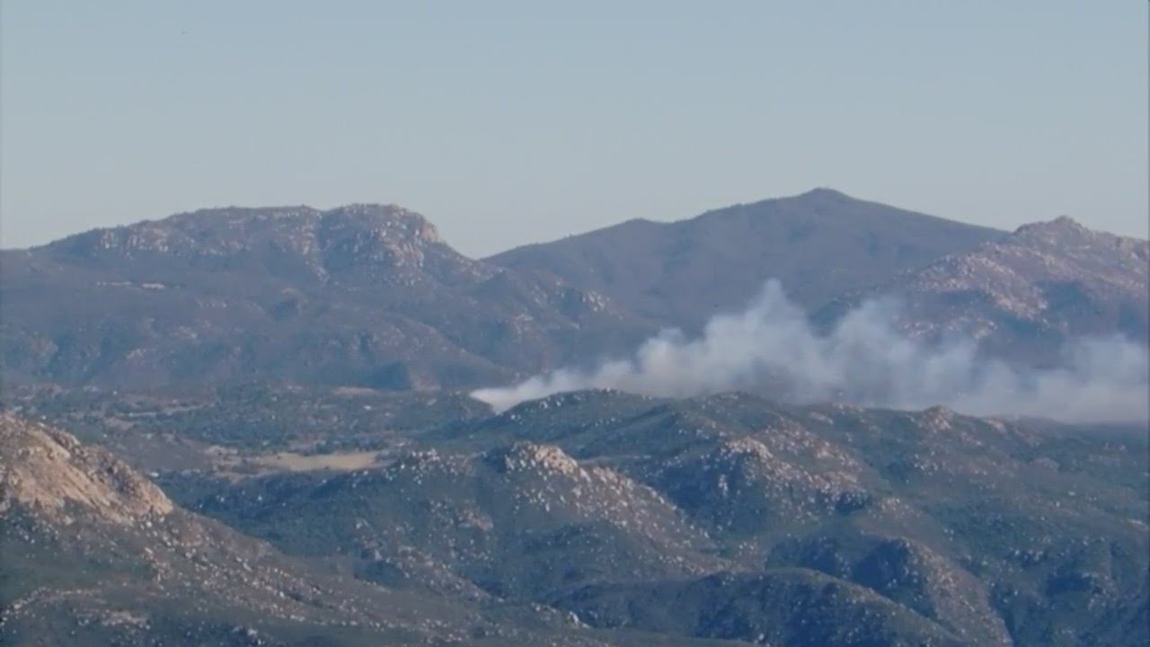 Fire Burns In Japatul Valley