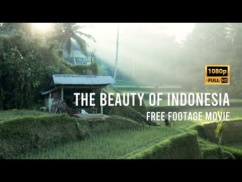 VLIEGEN OVER INDONESIË (4K UHD) Verbluffend mooie natuurlandschappen en ontspannende muziek voor stressverlichting