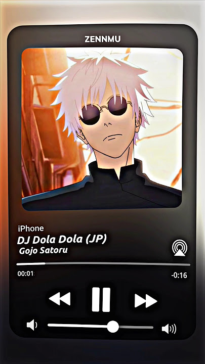 DJ Dola Dola Versi Japan | Gojo Satoru Cover ๐ต#jj #anime #gojosatoruedit #fypใท #art