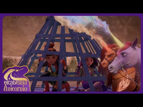 A magia do unicórnio salva Sophia e Valentina | Academia Unicórnio | Desenhos animados para crianças