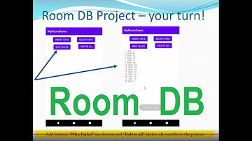 Intro To Room DB / Android/Kotlin