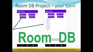 Intro To Room DB / Android/Kotlin Android App Development With Java Part 11 Room Database Architecture Components