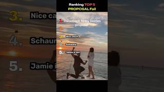 Ranking TOP 5 PROPOSAL Fail #ranking #shorts