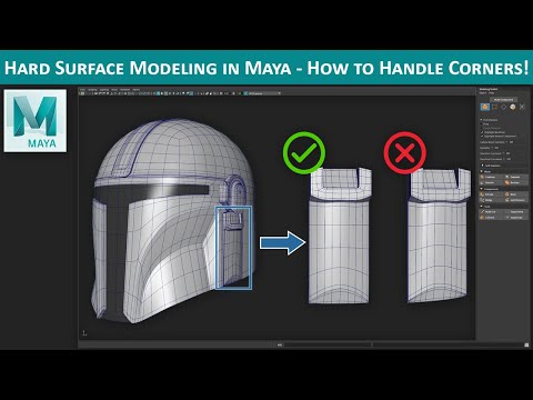 Maya Hard Surface Modeling - How to Handle Corners