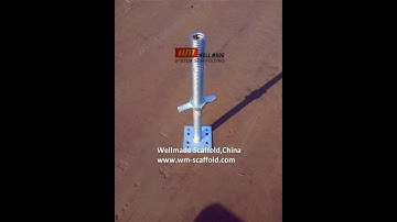 Base Jack Scaffolding Manufacturing - Adjustable Leveling Jacks of Scaffold Feet - Wellmade China