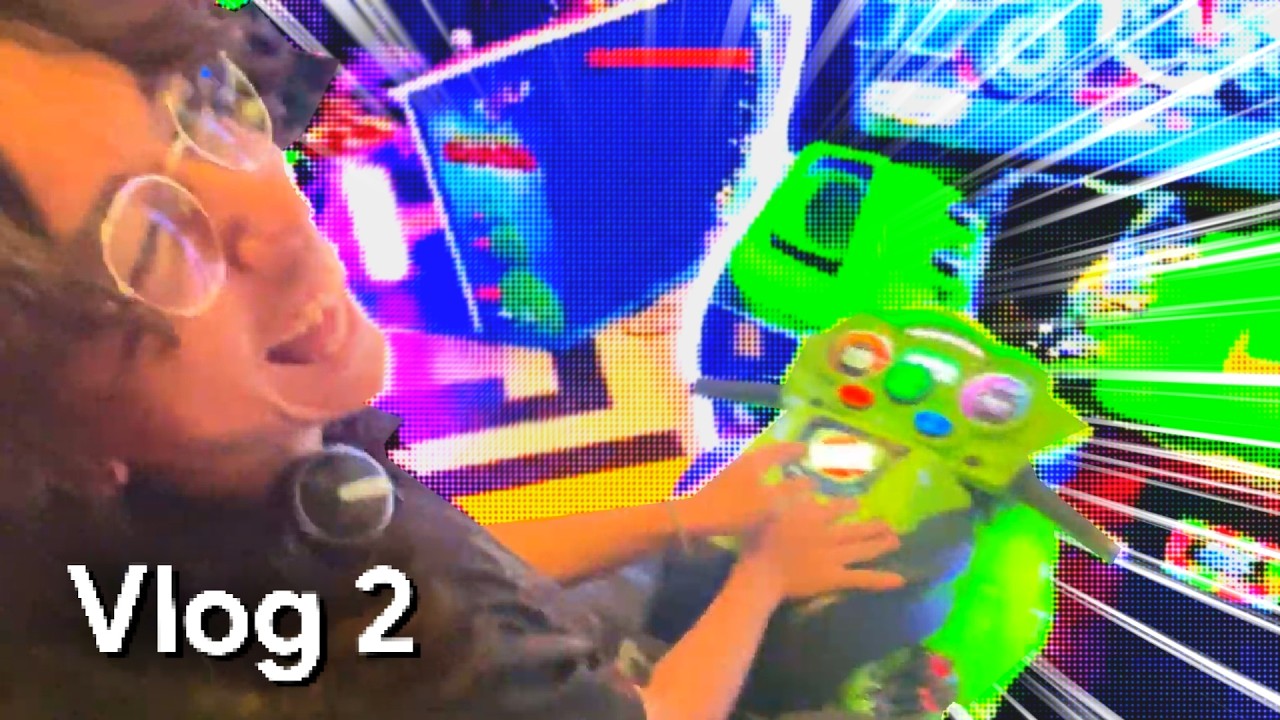 🟦Vlog 2: THE FUNNIEST ARCADE EVER