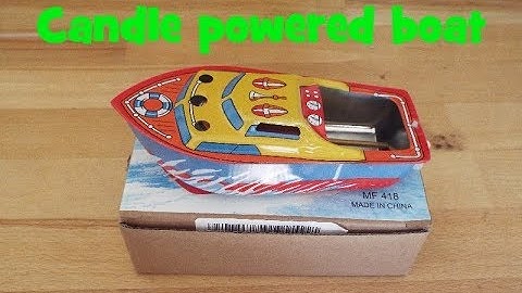 Candle powered POP POP boat. £3.49 and It works !
