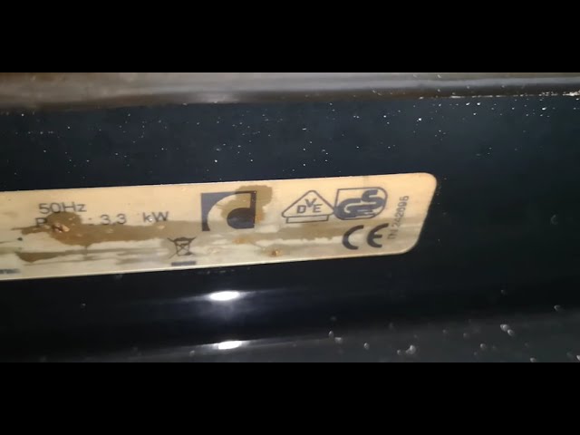 Gorenje sütő adattáblája