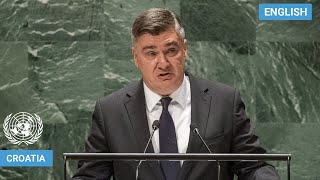 🇭🇷 Croatia - President Addresses United Nations General Debate, 78th Session | #UNGA