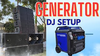 World ka sabse small Generator for DJ Setup @VkiVan 