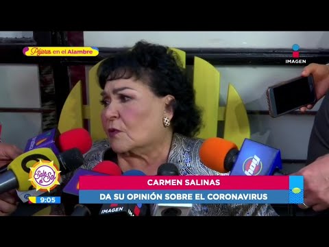 Carmen Salinas da su opinión del coronavirus | Sale el Sol