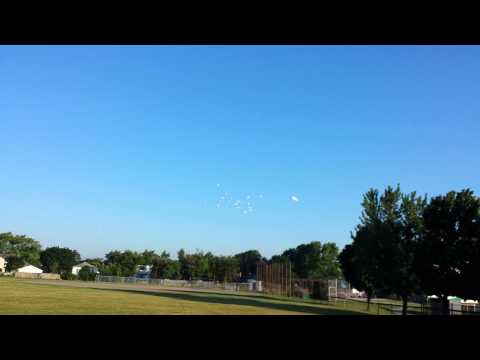 White Doves Taking Up- Training Flight