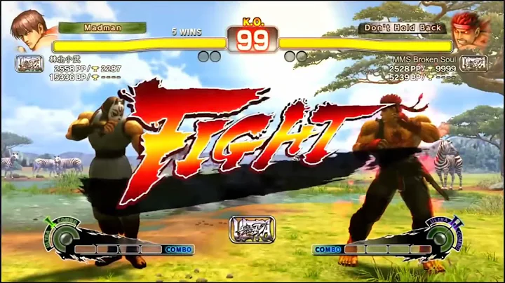 USF4 XiaoWu(Guy) VS MMS Broken Soul(Evil Ryu)