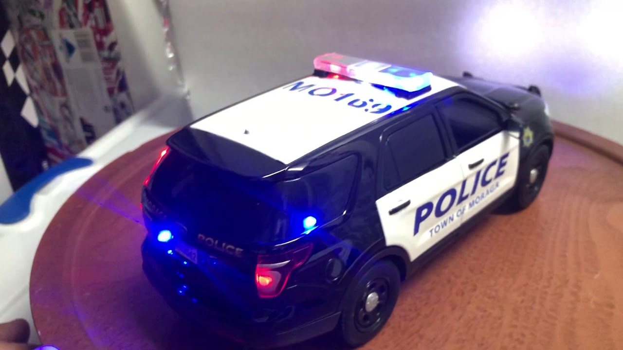 City of MORAGA. California Police SUV PI 1/18 scale Diecast car with